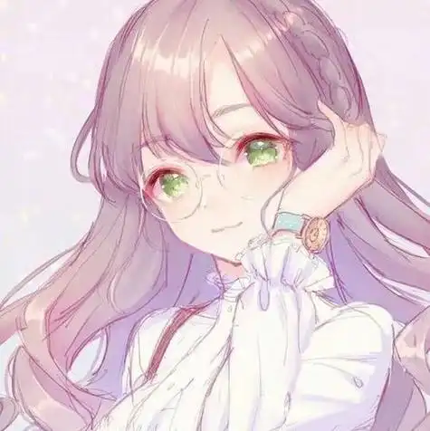 女生长发头像温暖漫画 女生头像图片大全 -【爱个性】