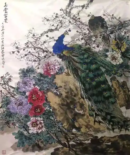 名家风采著名画家曹瑞华花鸟画作品欣赏