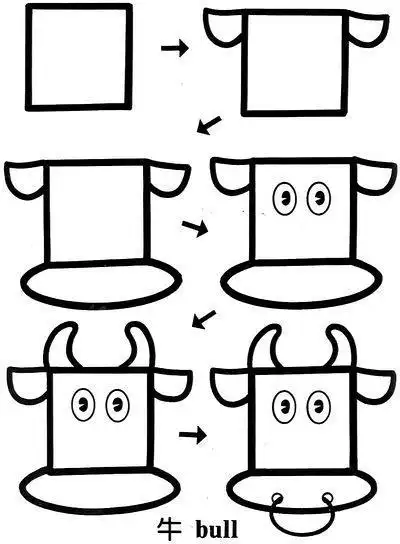 简笔画按形状添画