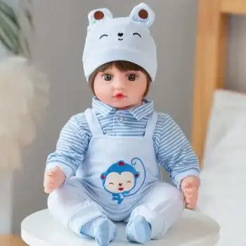 翼贝贝 仿真娃娃玩具婴儿女孩软硅胶全软胶洋娃娃重生睡眠会说话的假