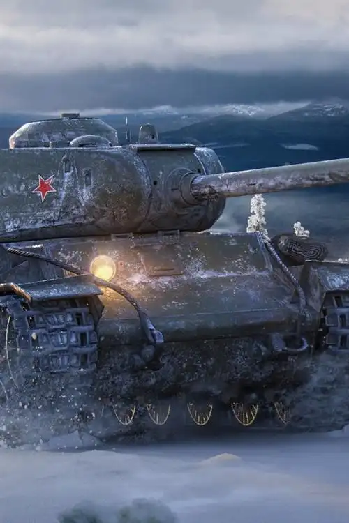 坦克世界,苏联坦克,雪,冬天 iphone 壁纸