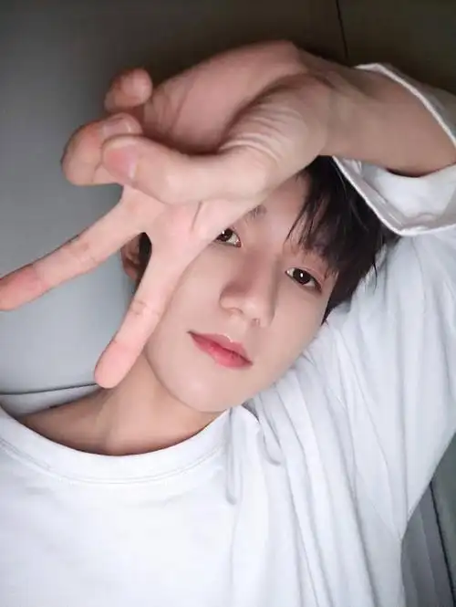 剪刀手少年王源惊喜上线清新自拍源气十足