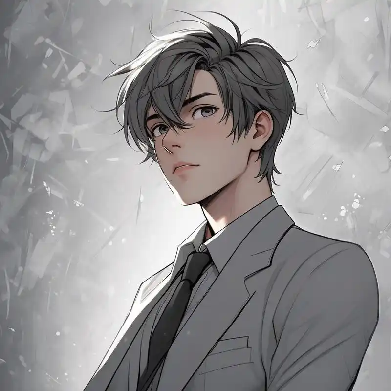 漫画风西装男神,头像首选 新款漫画风西装男神头像来啦!