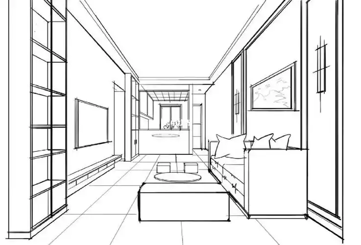 手绘  #室内手绘效果图  #室内设计手绘练习