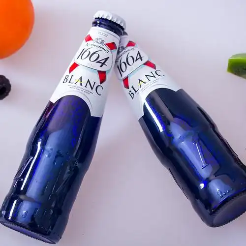 kronenbourg1664白啤酒法国凯旋克伦堡精酿小麦白啤218ml6瓶装