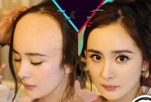 脸上有这几个特征不要轻易露额头,看杨幂就知道了!