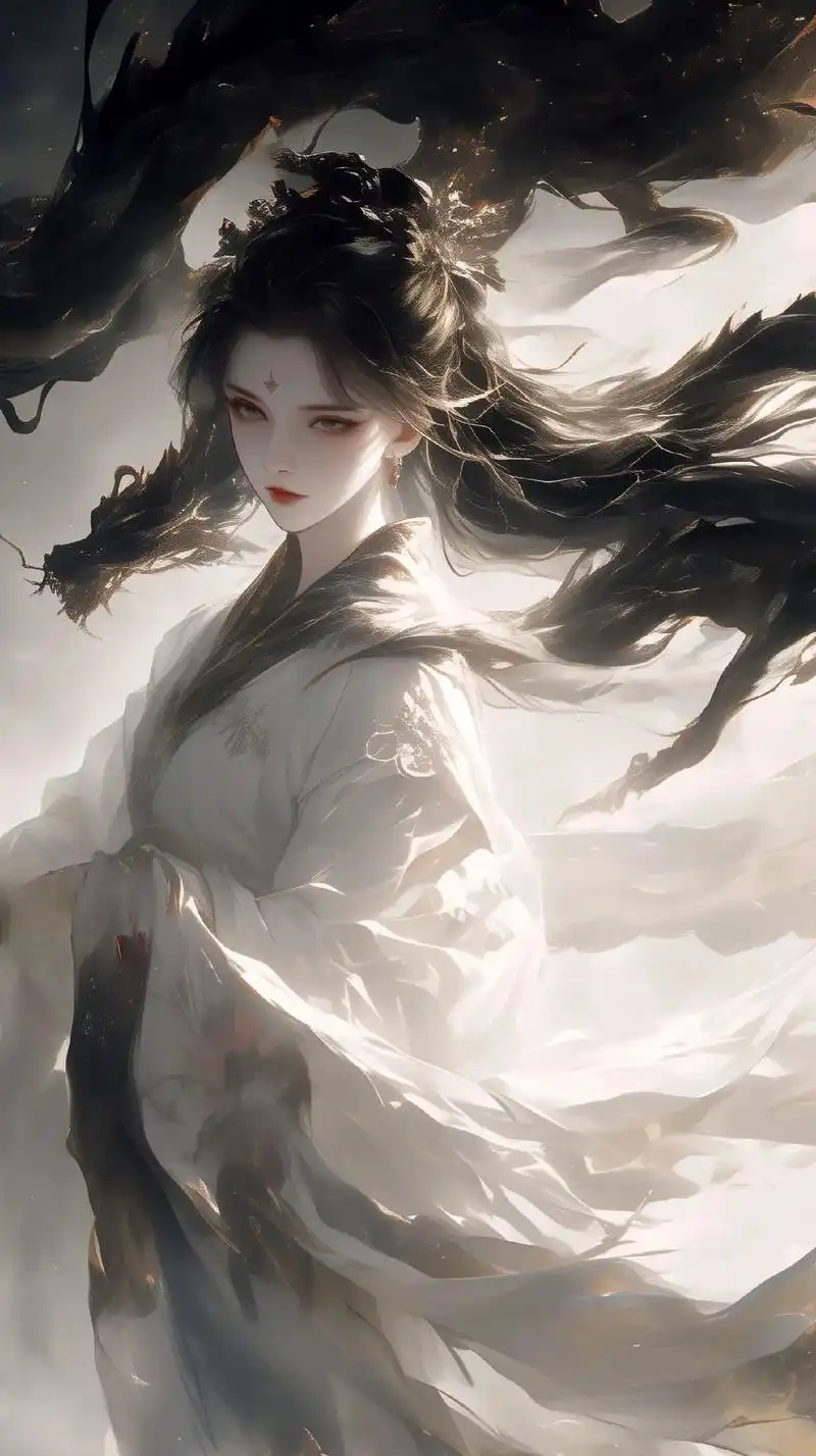 惊鸿一面.#插画 #国风 #古风 #东方美学 #古风壁纸 - 抖音