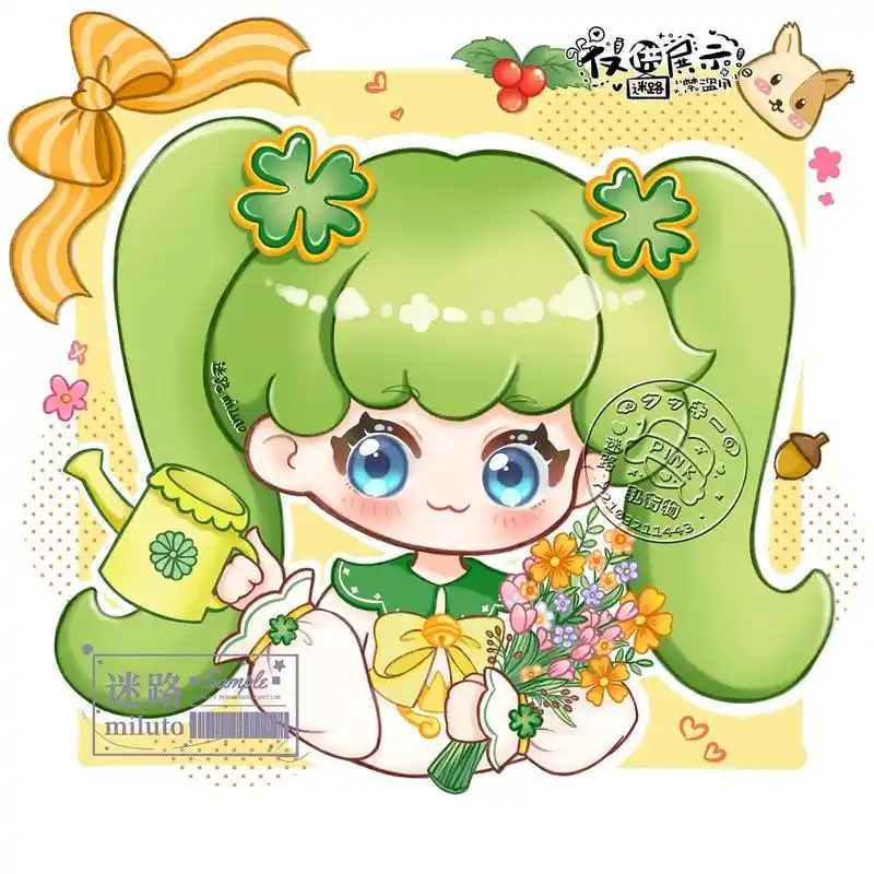 q版头像|奇妙萌可78拟人版 盼盼萌可92锵锵～ 代表希望的盼盼萌可