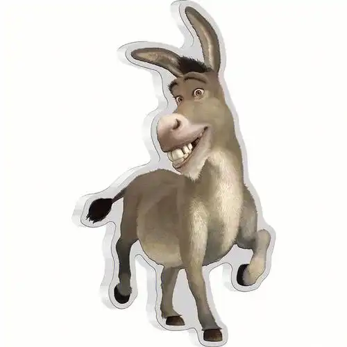 怪物史莱克系列-纽埃2021 年驴 1 盎司银币