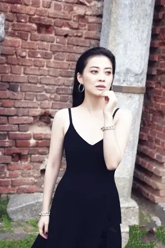 梅婷和老公低调走机场穿黑色长裙如路人乞丐帽抢镜