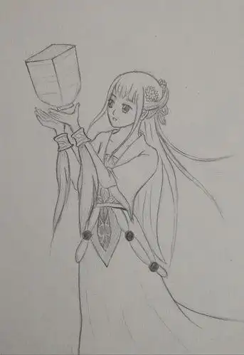 古代美女图片《圆珠笔古装美人》有关古代美女素描画的内容就分享到