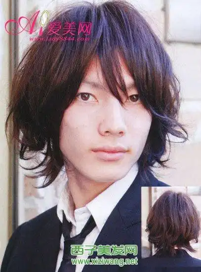 日本男生最喜爱斜刘海发型