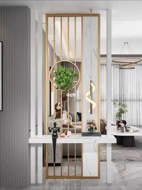 入户玄关客户隔断装饰设计效果图分享推荐