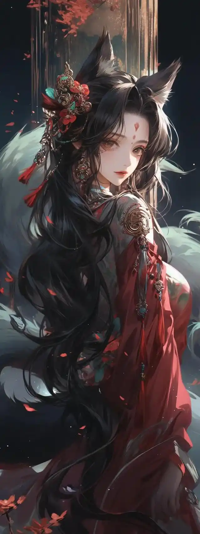 狐仙.#图文伙伴计划 ##古风 #动漫美图 #古装美女 #仙 - 抖音