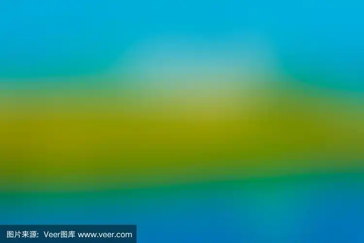 蓝绿色抽象模糊背景