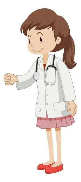 女医生卡通高清png免抠元素