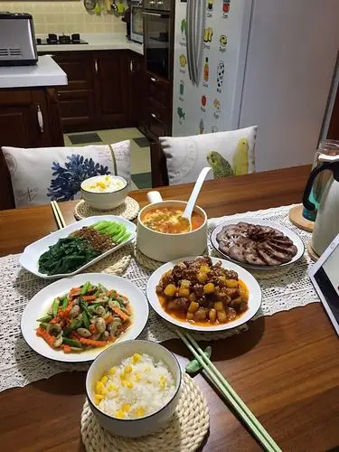 梅之小榭做的晚饭