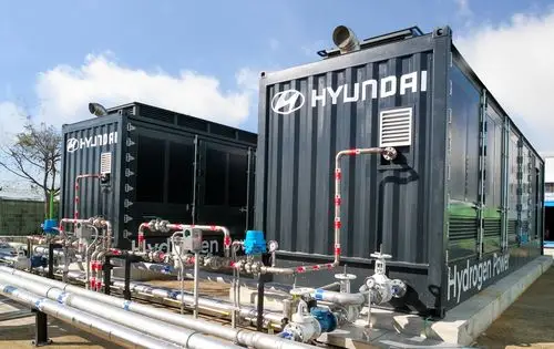 以nexo氢燃料电池技术为基础 现代汽车氢燃料电池发电项目正式竣工并