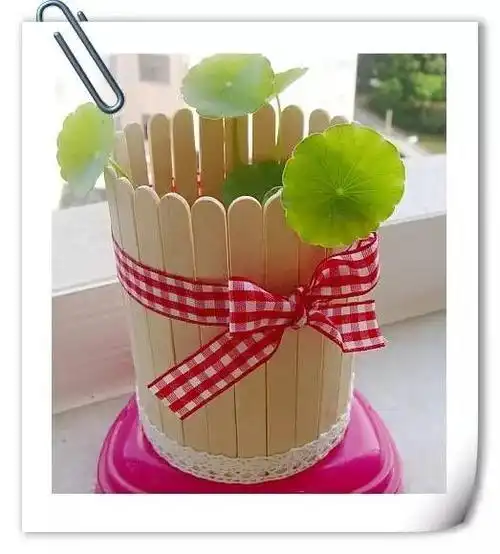 【手工制作】幼师们要学的环境布置手工制作:废物利用——雪糕棍