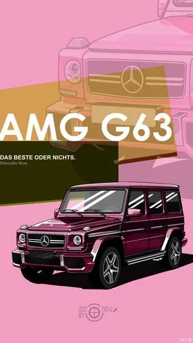 插画汽车老夫的少女心画一个大g吧