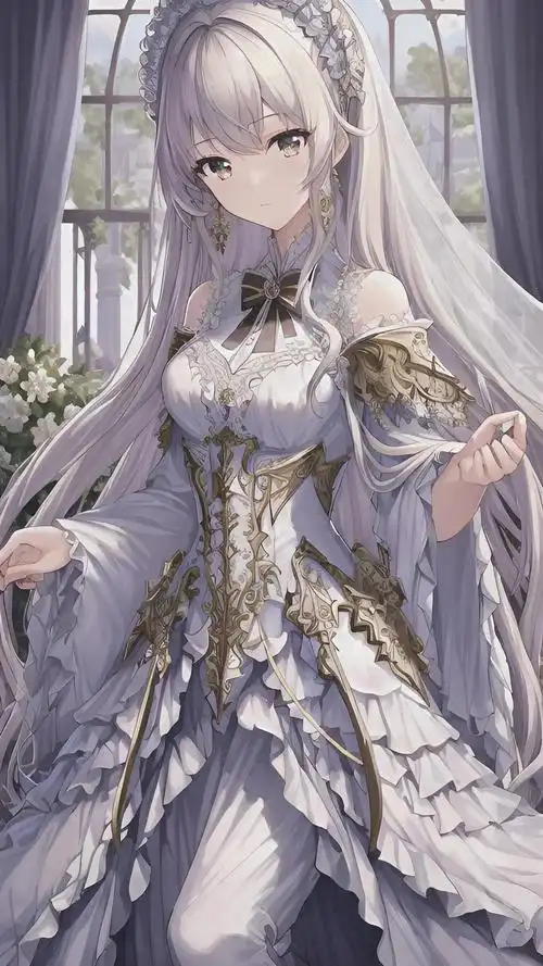 小妹子来啦#二次元图片 #动漫少女 #热图分享 #图文扶持计 - 抖音