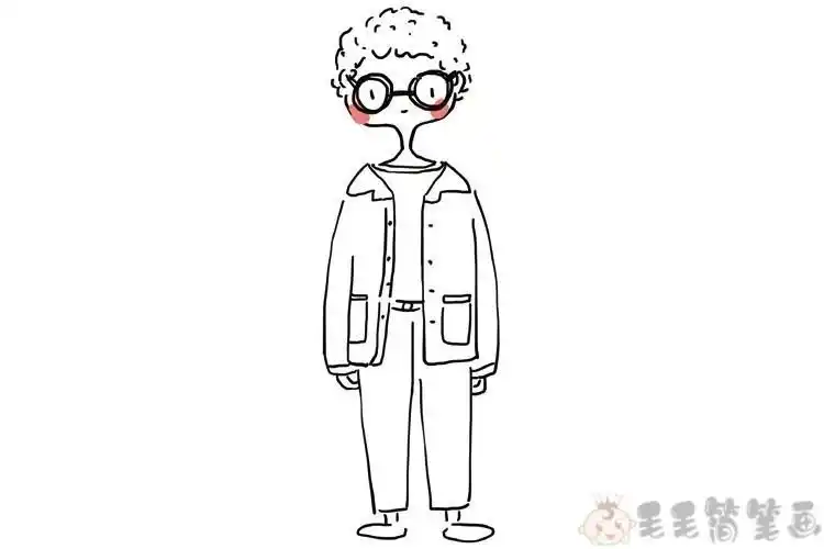 抖音简笔画可爱男孩帅气 简笔画图片大全-蒲城教育文学网