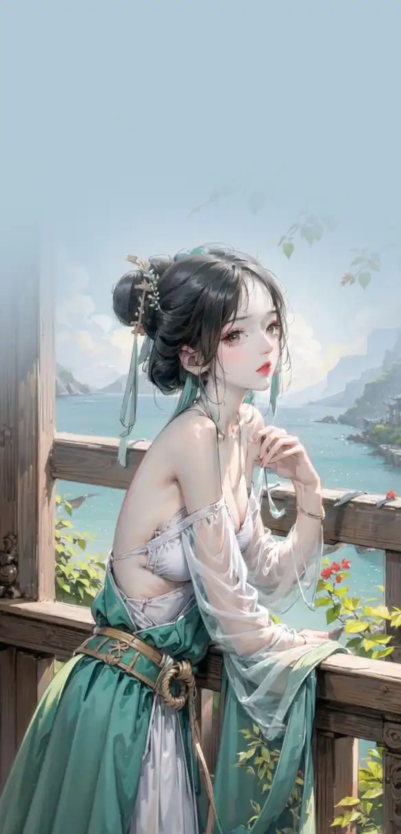 国风元素古风系主题 锁屏壁纸套图 . 676767