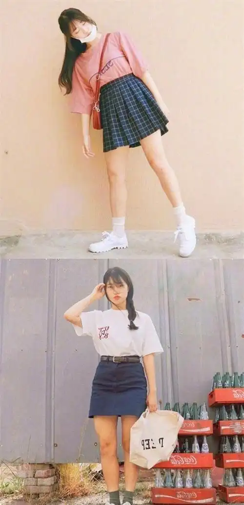 学生党夏天怎么穿16套可爱又青春的穿搭做个前卫少女