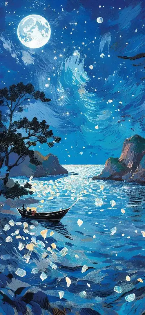 高清壁纸无水印#唯美意境蓝色壁纸