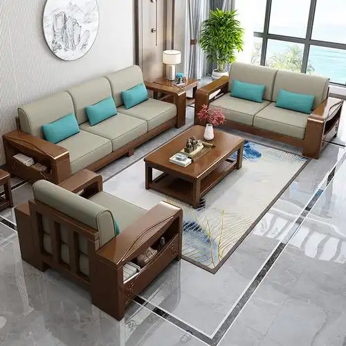 全友实木沙发家具价格 全友实木沙发家具价格及图片