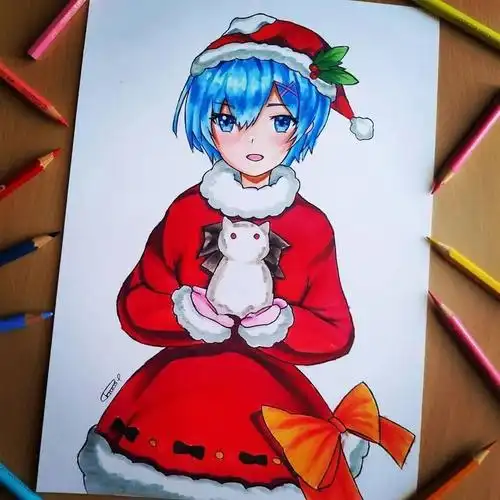 原来彩铅画动漫人物这么好看,爱了爱了