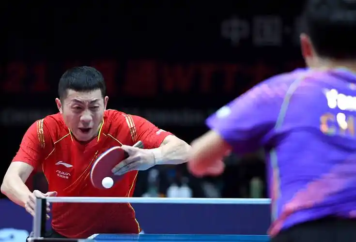 乒乓球——"直通wtt大满贯·世乒赛":许昕胜闫安_比赛