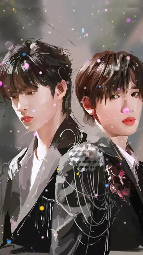 时代少年团#【手绘/刘耀文宋亚轩】看灵魂画手表白爱豆