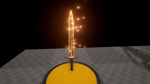 ue4 虚幻4资源 剑光特效 enchantment swords vfx 4.9-4.25