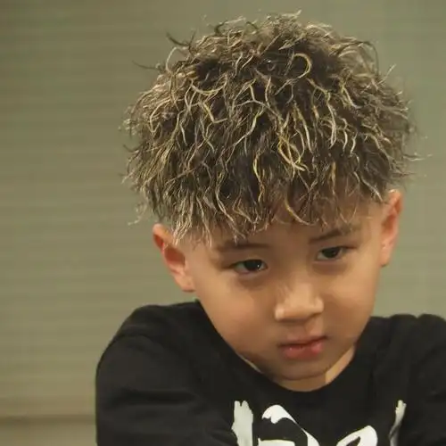 小男孩发型,效果就是不一样,剪完真时尚|卷发|刘海|发蜡|烫发|锅盖头