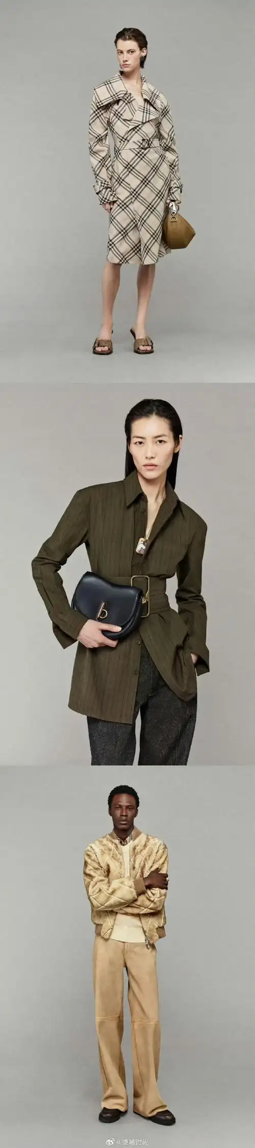 burberry早春系列 ##时尚穿搭 ##刘雯