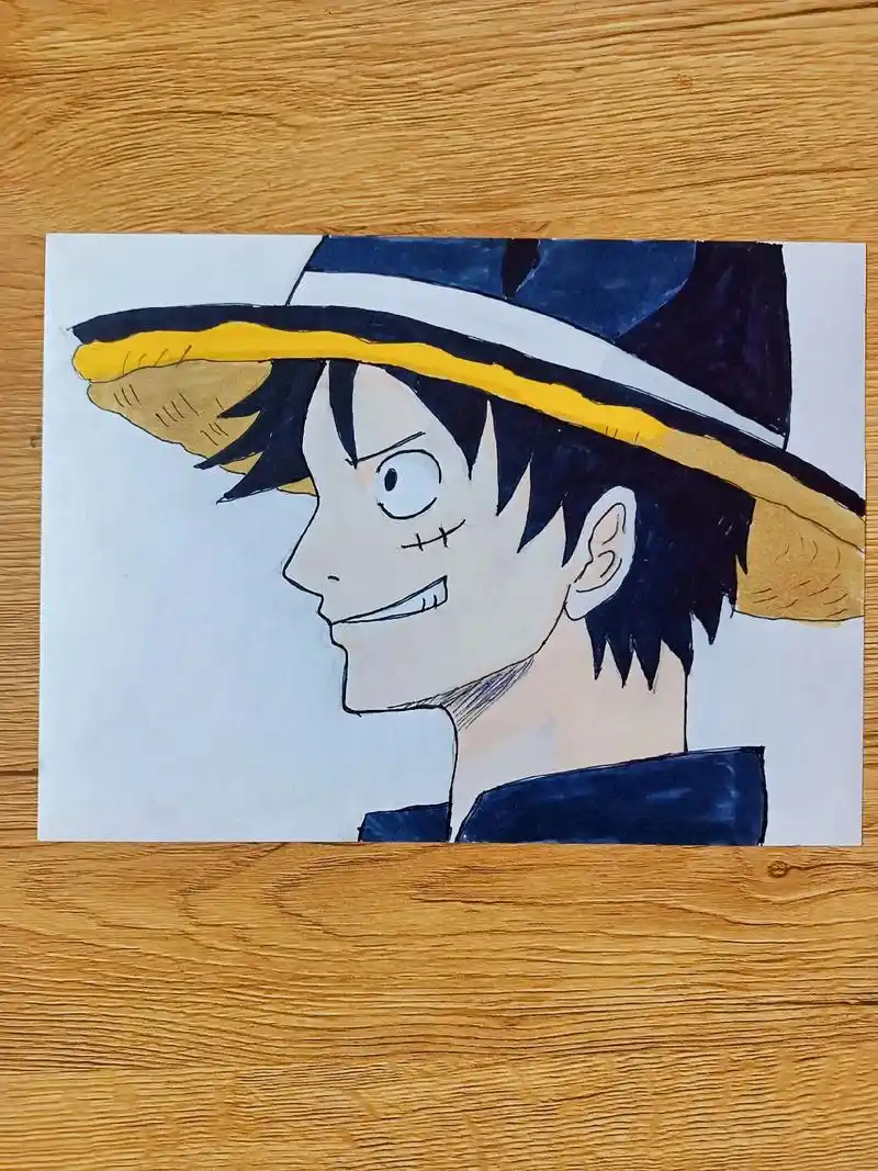 路飞手绘合集#海贼王 #路飞 #画画 #动漫#海贼王手绘  - 抖音