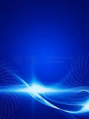 原创简约蓝色光线梦幻背景素材