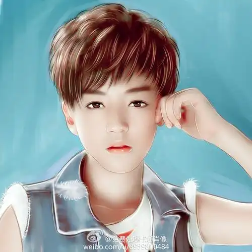 王俊凯 by@免费处理卡通肖像