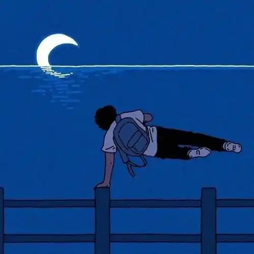 小众蓝色系头像!