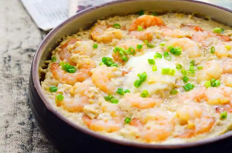 豆豆说美食第四弹:肉末虾仁蒸蛋