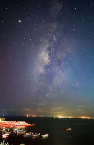 在阳江海陵岛拍银河第一次肉眼可以见的银河