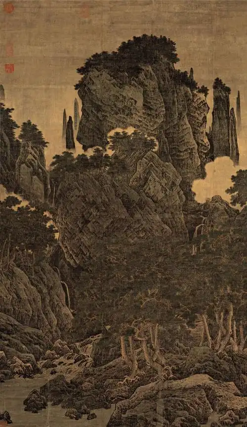 中国画教学大图临摹范本——宋代山水画漫谈--四柱八字,命理,八字命理