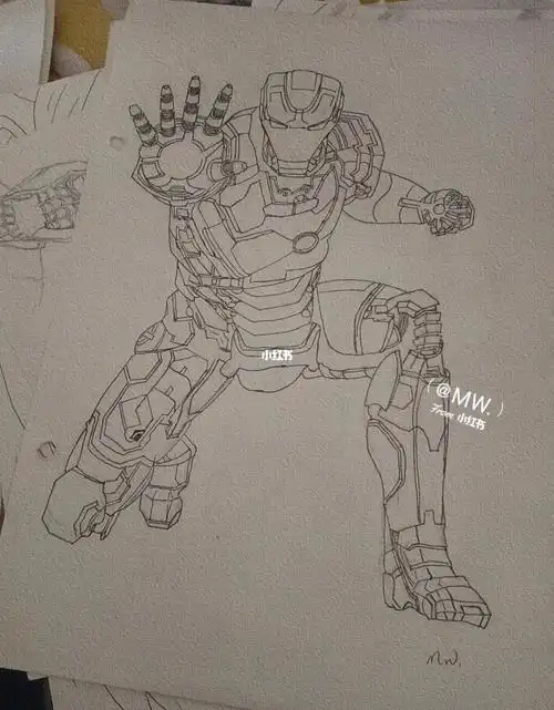 浅画个钢铁侠