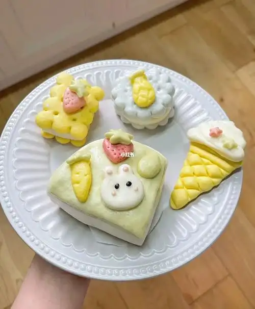 可爱满分的甜点馒头组合