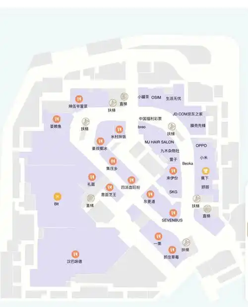 大连万象汇平面图