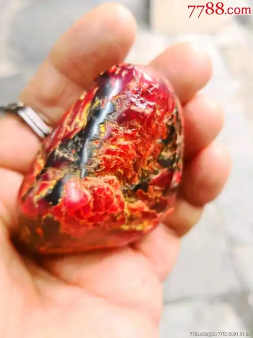 朱砂石一块原石