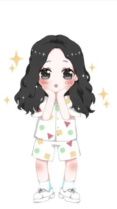 卡通明星简笔画q版火箭少女