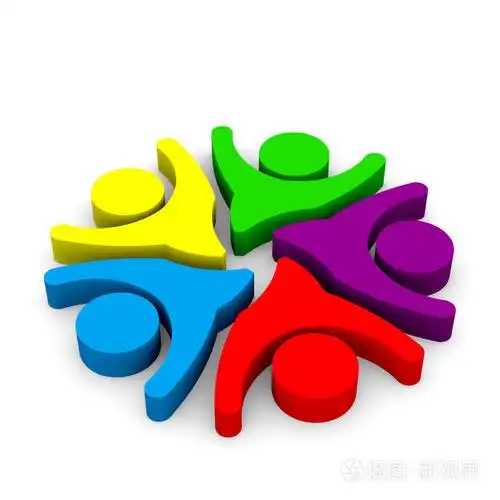 快乐的人5人组的团队