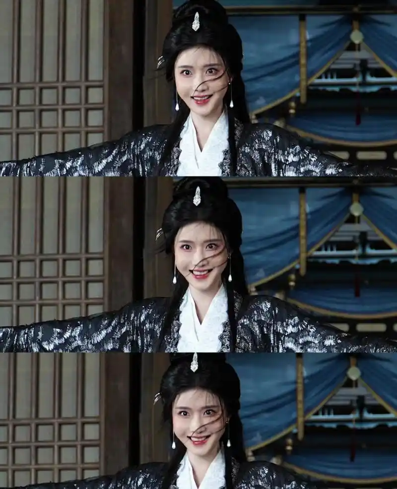 《凤凰台上》由陈意涵扮演,她太美了,真的美疯了,她在星汉灿烂里一身